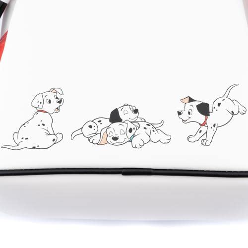 Loungefly Disney 101 Dalmatians 70th Anniversay Cosplay Womens Double Strap Shoulder Bag Purse