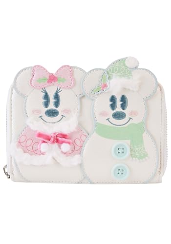 Loungefly Disney Mickey & Minnie Pastel Snowman Wallet Disney