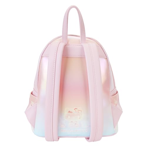 Loungefly Sanrio Hello Kitty 50th Anniversary Clear and Cute Womens Double Strap Shoulder Bag Purse