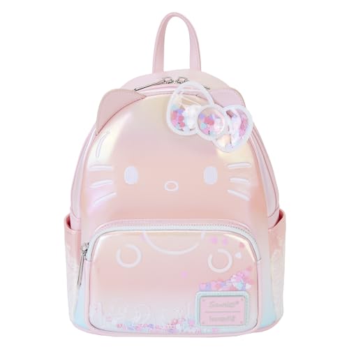 Loungefly Sanrio Hello Kitty 50th Anniversary Clear and Cute Womens Double Strap Shoulder Bag Purse