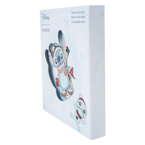 LOUNGEFLY DISNEY STITCH SNOW ANGEL 3 INCH PIN