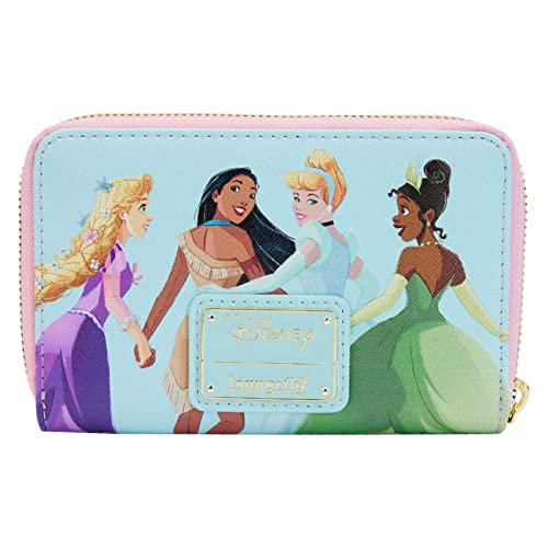 Loungefly Disney Princess Collage Zip Around Wallet