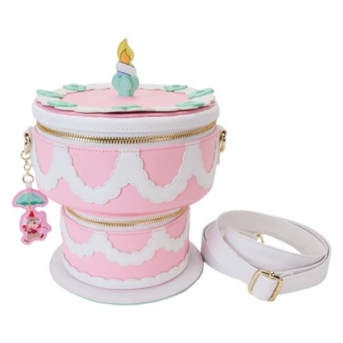 Loungefly Disney Alice in Wonderland Unbirthday Cake Figural Glow Crossbody Bag