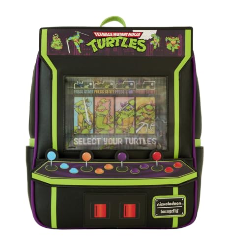 Loungefly Teenage Mutant Ninja Turtles 40th Anniversary Vintage Arcade Mini Backpack