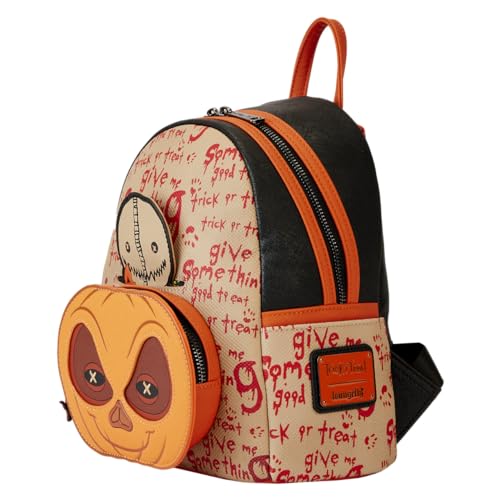 Loungefly Trick 'r Treat Sam Pumpkin Cosplay Mini Backpack | Halloween Backpacks