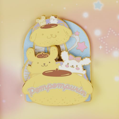 LOUNGEFLY SANRIO POMPOMPURIN CARNIVAL RIDE MOVING 3 INCH PIN