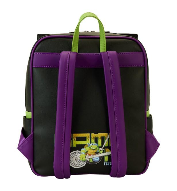 Loungefly Teenage Mutant Ninja Turtles 40th Anniversary Vintage Arcade Mini Backpack