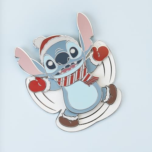 LOUNGEFLY DISNEY STITCH SNOW ANGEL 3 INCH PIN