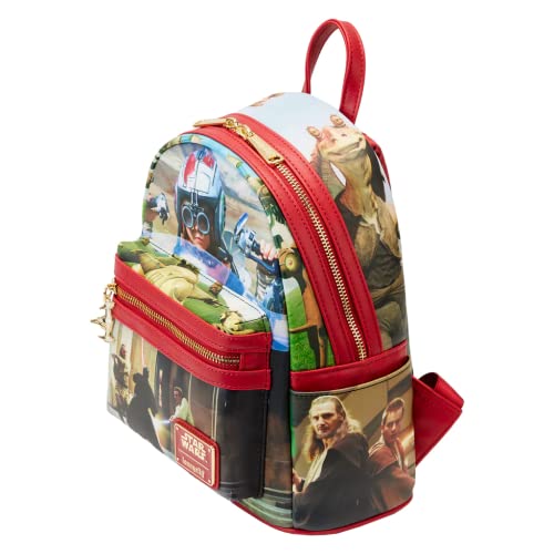 Loungefly Star Wars Scenes Phantom Menace Mini Backpack