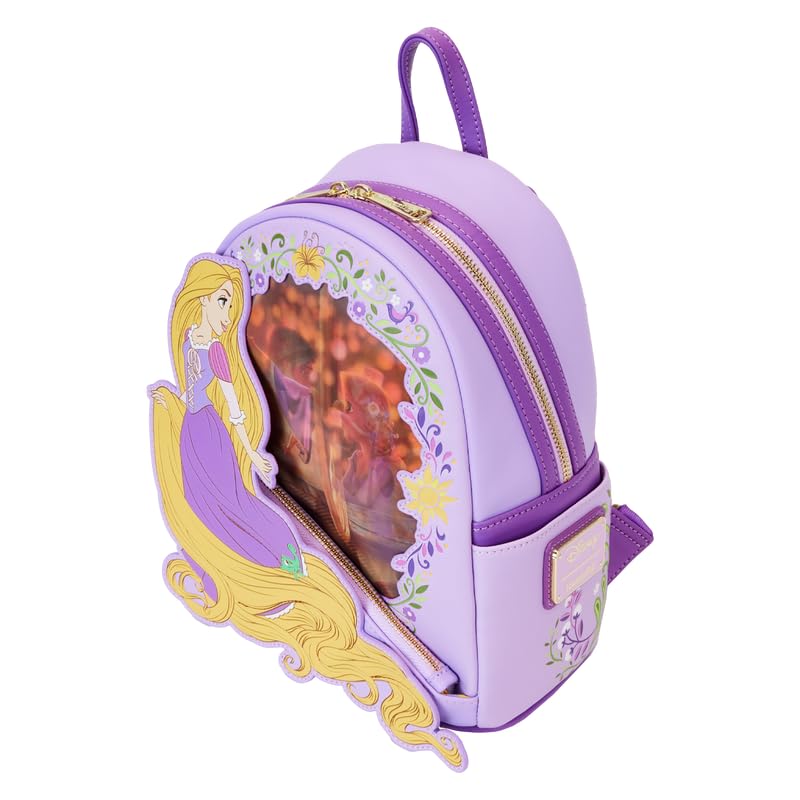 Loungefly Disney Tangled Rapunzel Lenticular Mini Backpack