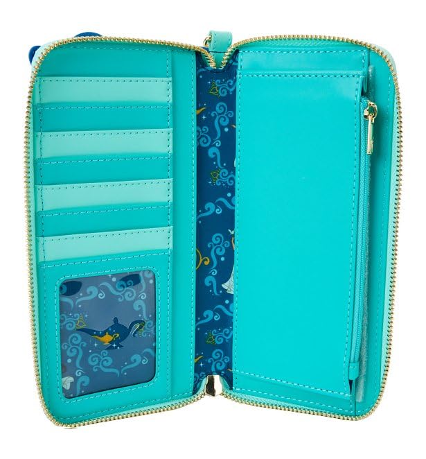 Loungefly Disney Aladdin Jasmine Lenticular Zip Around Wristlet Wallet