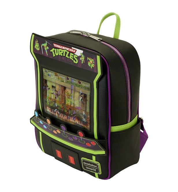 Loungefly Teenage Mutant Ninja Turtles 40th Anniversary Vintage Arcade Mini Backpack