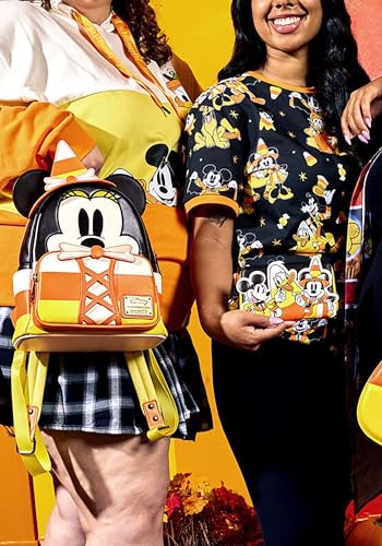 Loungefly Mickey and Friends Candy Corn Zip Around Wallet