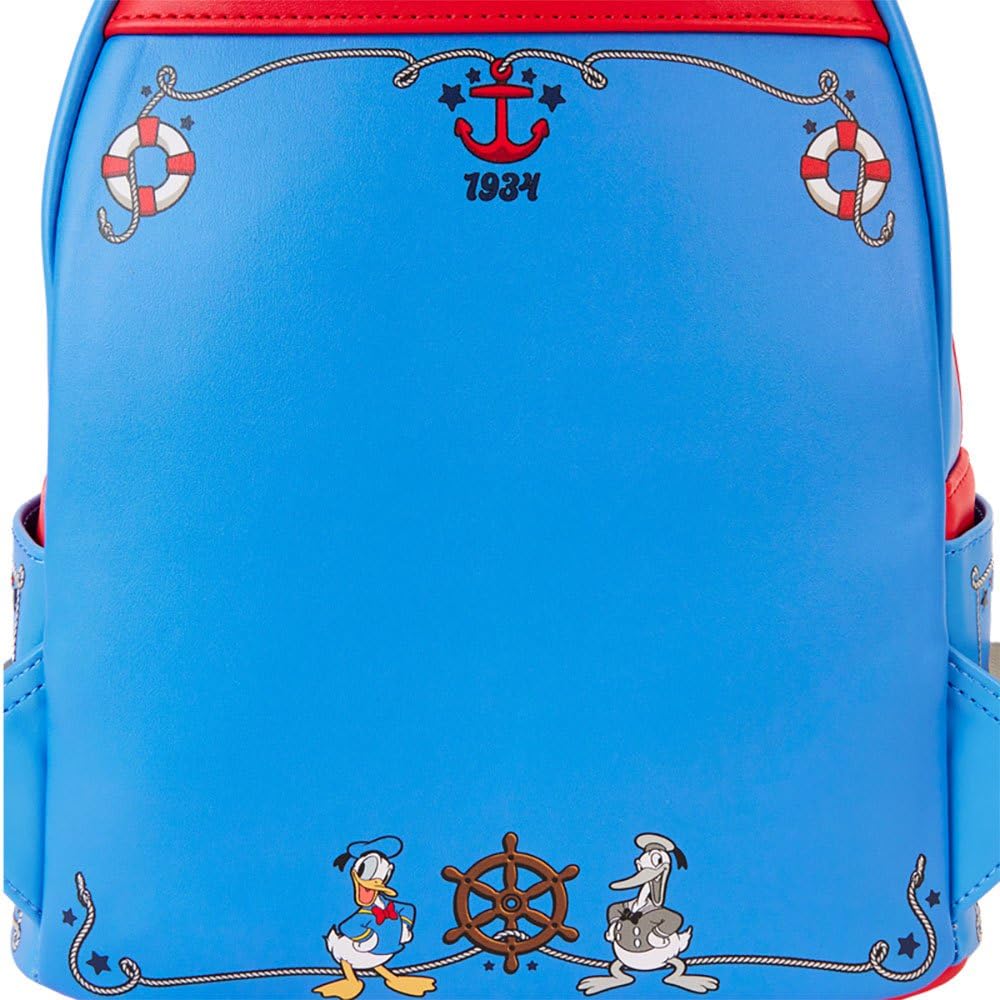 Loungefly Disney Donald Duck 90th Anniversary Lenticular Mini Backpack, Small