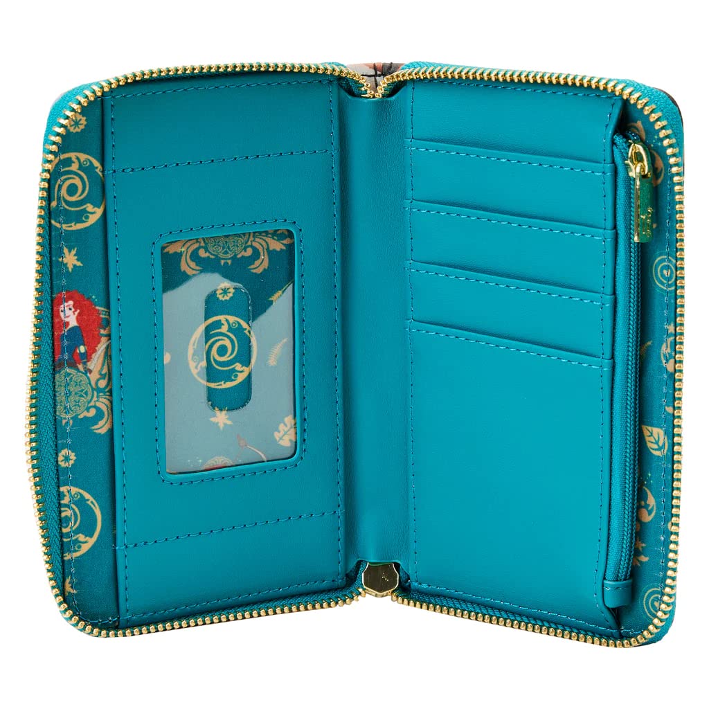 Loungefly Disney Brave Merida Princess Scenes Zip Around Wallet