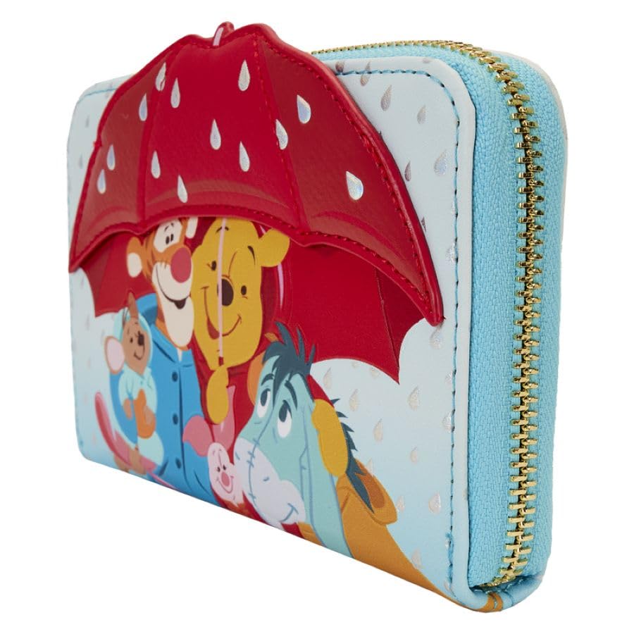Loungefly Disney Winnie the Pooh and Friends Rainy Day Zip Around Wallet