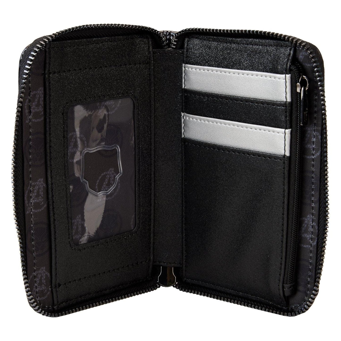 Loungefly Marvel Shine Black Panther Cosplay Zip-Around Wallet