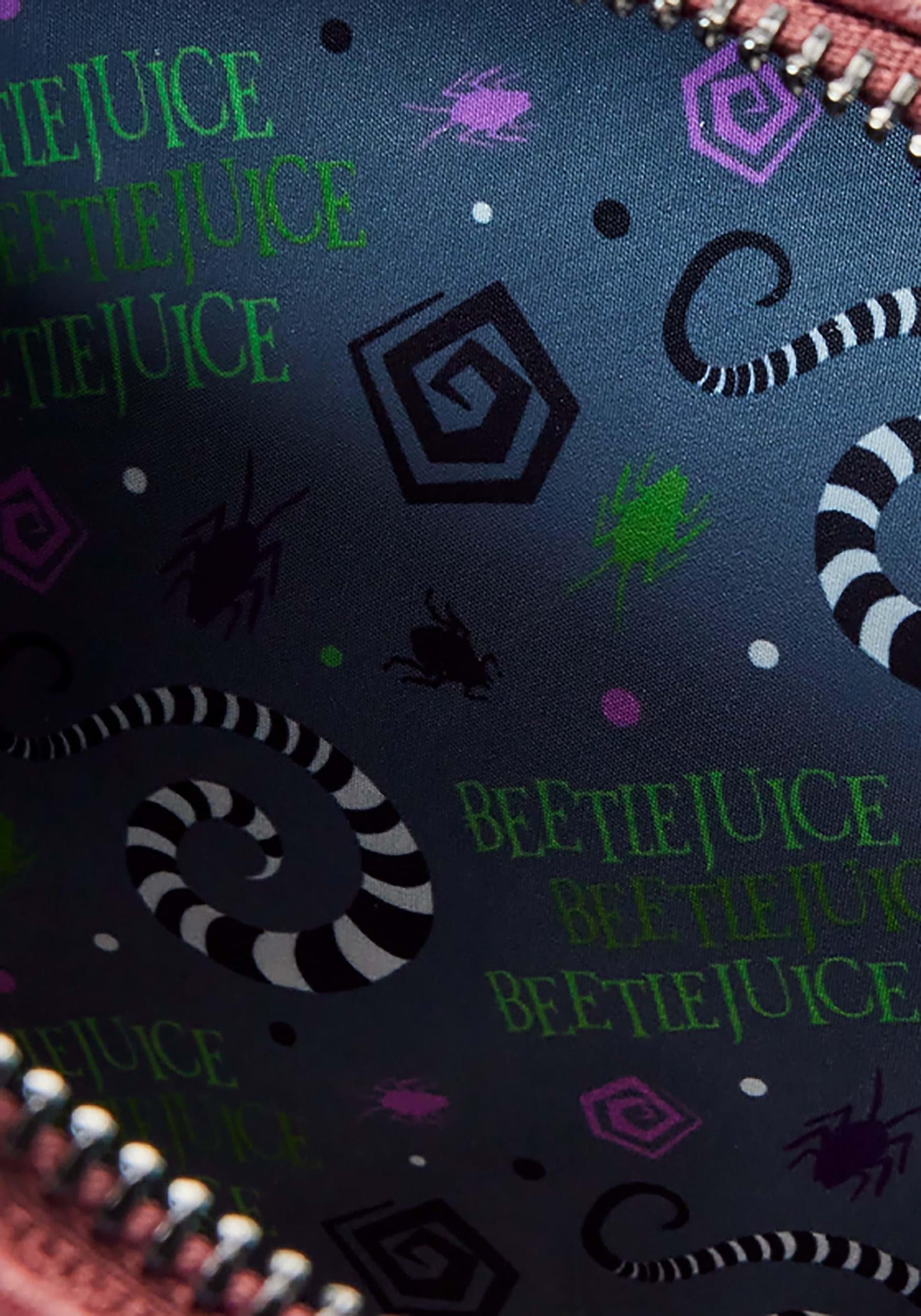 Loungefly Beetlejuice Handbook For The Recently Deceased Pin Trader Backpack