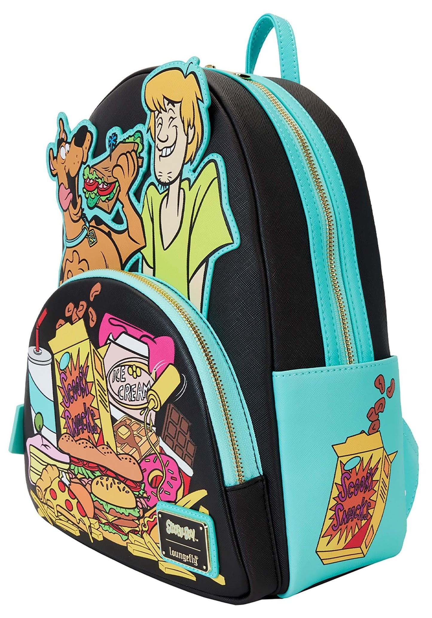 Loungefly Scooby Doo Munchies Womens Double Strap Shoulder Bag Purse