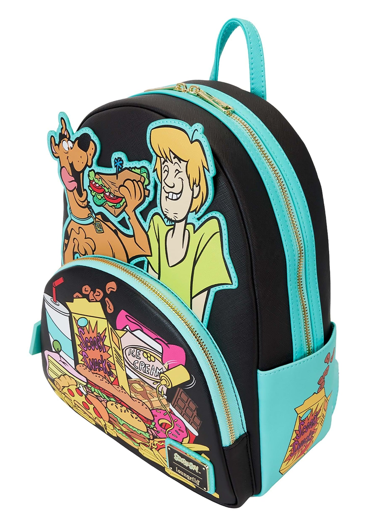 Loungefly Scooby Doo Munchies Womens Double Strap Shoulder Bag Purse