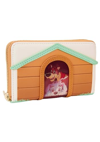 Loungefly I Heart Disney Dogs Doghouse Lenticular Zip Around Wallet | Disney Wallets