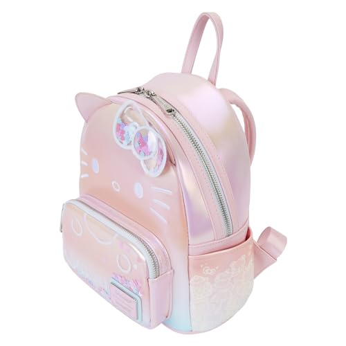 Loungefly Sanrio Hello Kitty 50th Anniversary Clear and Cute Womens Double Strap Shoulder Bag Purse