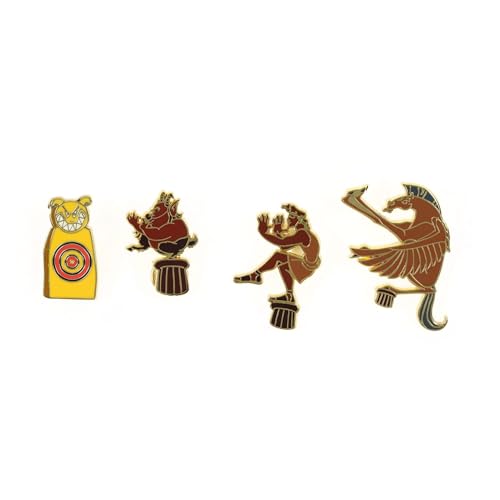 Disney Hercules 25th Anniversary Sunset 4-Piece Pin Set