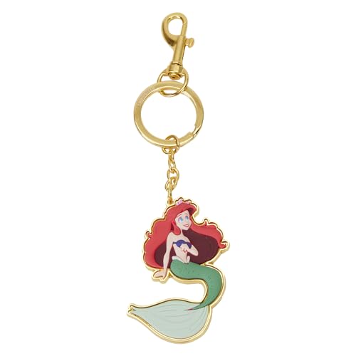 Loungefly DISNEY The LITTLE MERMAID 35TH ANNIVERSARY ARIEL ENAMEL KEYCHAIN