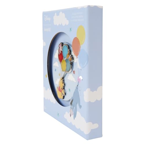 Loungefly DISNEY POOH and FRIENDS ON BALLOONS 3" COLLECTOR BOX PIN