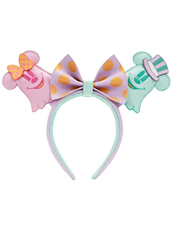 Loungefly Disney Pastel Ghost Minnie and Mickey Ears Headband