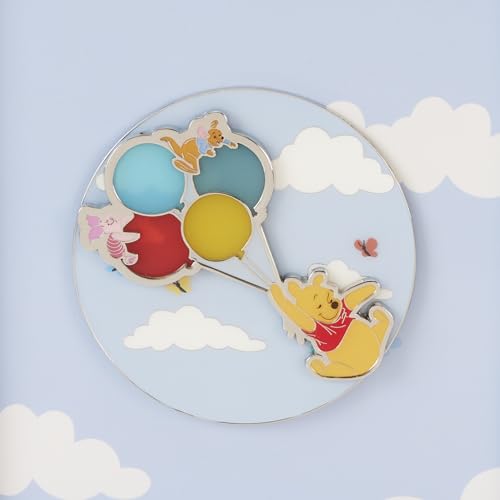 Loungefly DISNEY POOH and FRIENDS ON BALLOONS 3" COLLECTOR BOX PIN