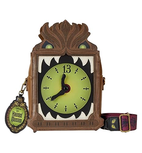 Loungefly Disney Haunted Mansion Clock Crossbody Bag