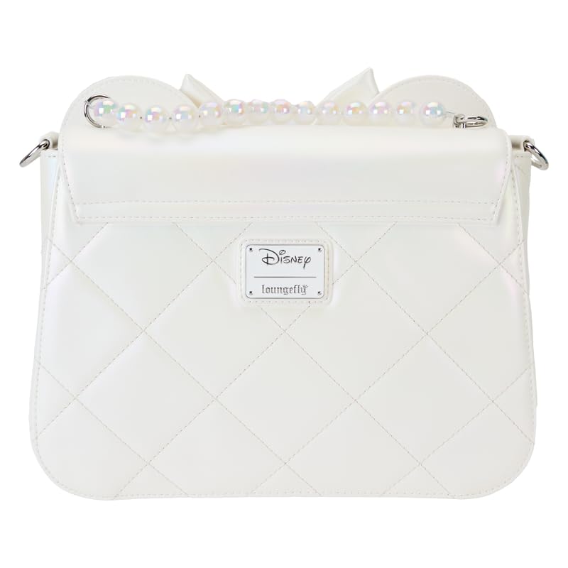 Loungefly Disney Minnie Mouse Iridescent Wedding Crossbody Bag