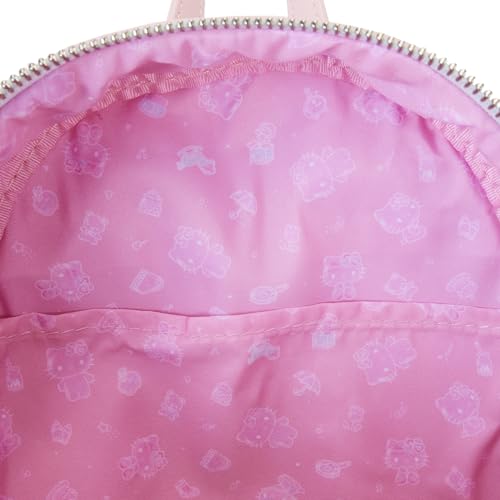 Loungefly Sanrio Hello Kitty 50th Anniversary Clear and Cute Womens Double Strap Shoulder Bag Purse