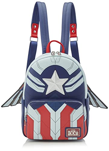 Loungefly Marvel Falcon Cosplay Mini Backpack