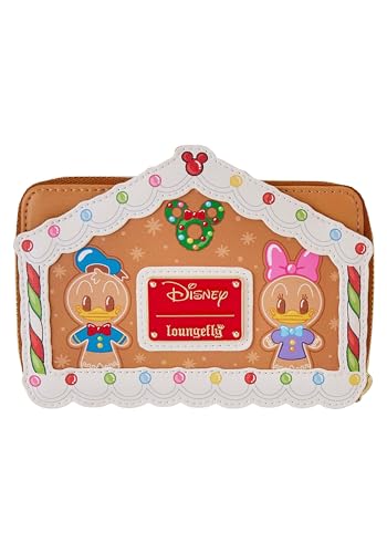 Loungefly Disney Mickey & Friends Gingerbread House Zip Wallet Disney