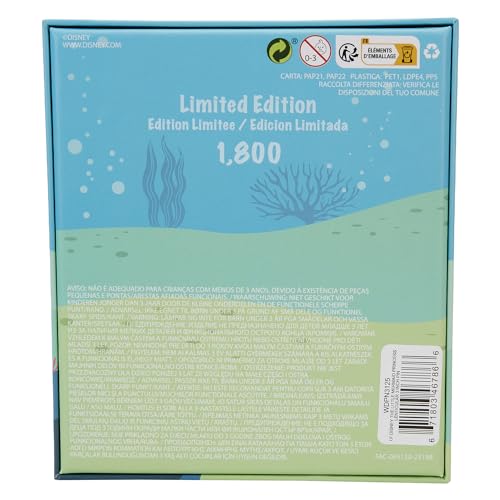LOUNGEFLY DISNEY THE LITTLE MERMAID PRINCESS LENTICULAR 3 INCH PIN