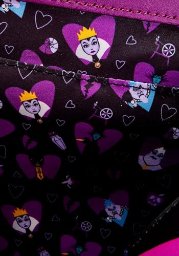 Loungefly Disney Villains Curse Your Hearts Crossbody Bag | Disney Villains Bags