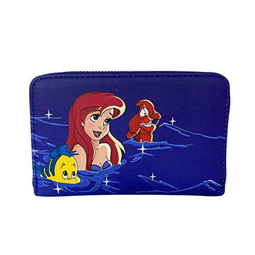 Loungefly The Little Mermaid Ariel Fireworks Zip Around Wallet