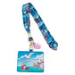 Loungefly DISNEY The LITTLE MERMAID 35TH ANNIVERSARY LIFE IS The BUBBLES LANYARD with CARDHOLDER