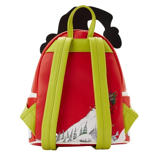 Loungefly Dr Seuss Grinch Lenticular Heart Mini Backpack