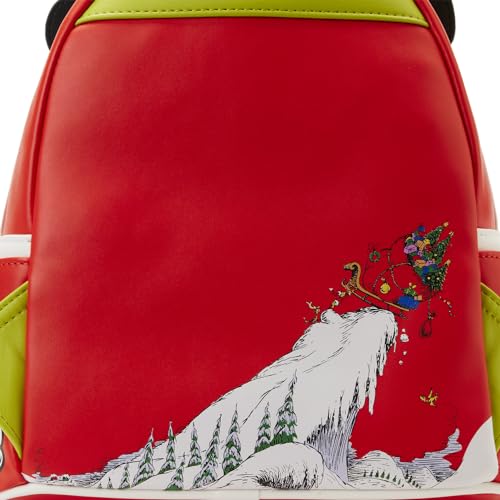 Loungefly Dr Seuss Grinch Lenticular Heart Mini Backpack