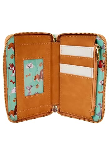 Loungefly I Heart Disney Dogs Doghouse Lenticular Zip Around Wallet | Disney Wallets