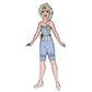 Loungefly Disney Elsa Paper Dolls Magnetic Pin Set