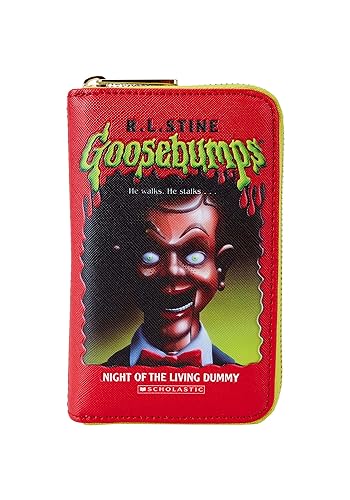 Loungefly Goosebumps Slappy Book Cover Zip-Around Wallet