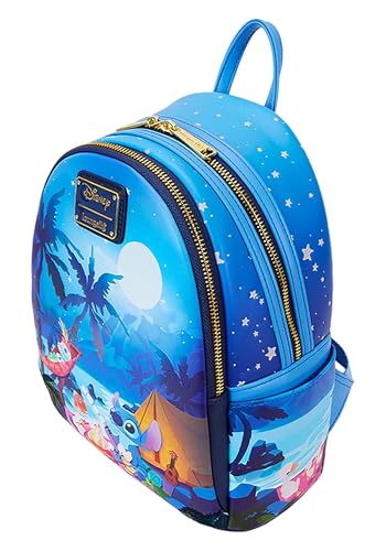Loungefly Disney Stitch Camping Cuties Glow Mini Backpack | Lilo & Stitch Bags & Backpacks