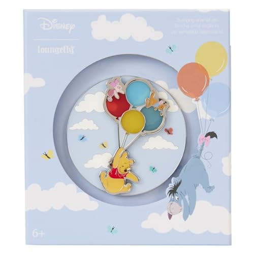Loungefly DISNEY POOH and FRIENDS ON BALLOONS 3" COLLECTOR BOX PIN
