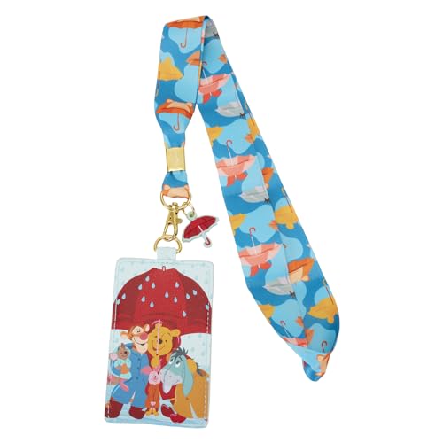 LOUNGEFLY DISNEY WINNIE The POOH and FRIENDS RAINY DAY LANYARD