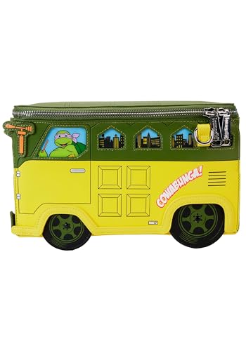 Loungefly Teenage Mutant Ninja Turtles 40th Anniversary Party Wagon Figural Crossbody Bag