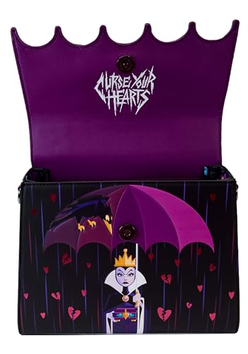 Loungefly Disney Villains Curse Your Hearts Crossbody Bag | Disney Villains Bags